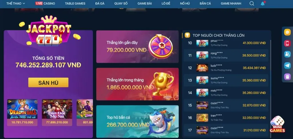 Các trò chơi cá cược đa dạng tại Win68